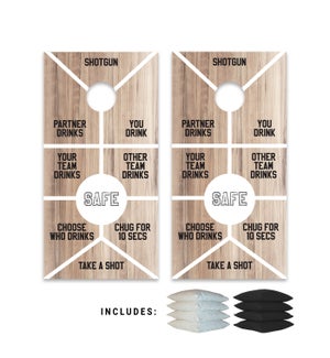 Drinking Game Bag Boards Set With Bags
